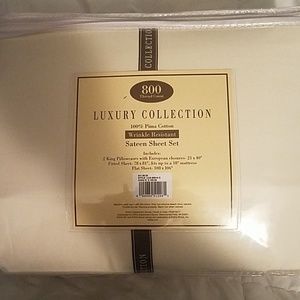 New King Sateen Sheet Set